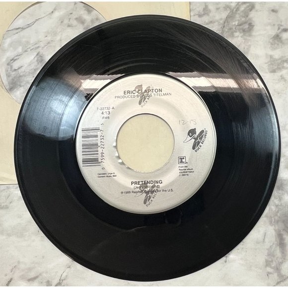 Eric Clapton Pretending / Before You Acuse Me 45 RPM Rock Duck Records - Picture 4 of 6